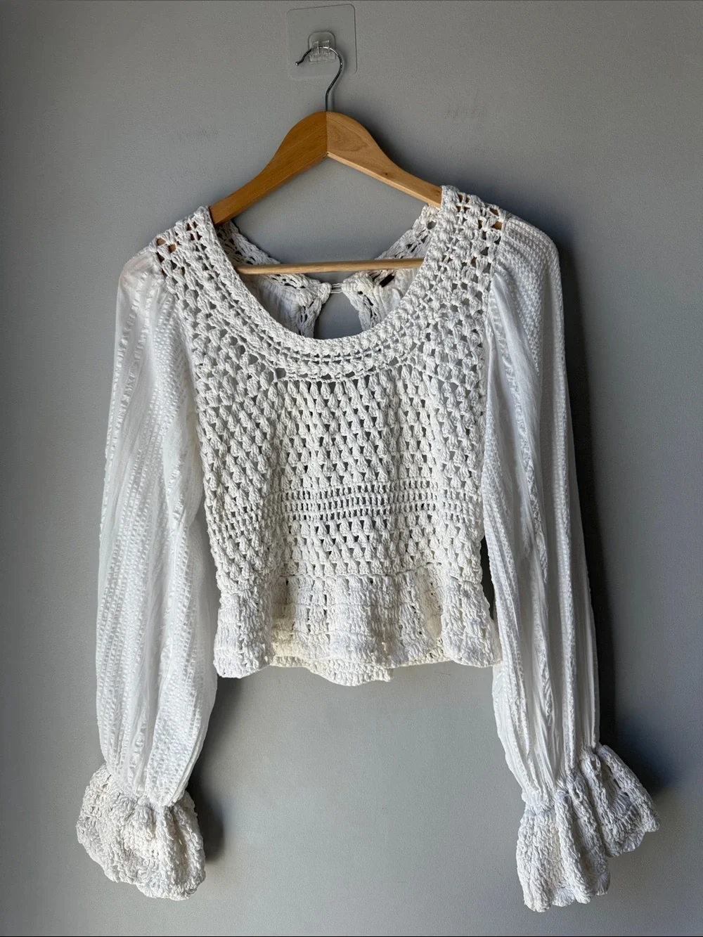 Free People Boho Crochet Top